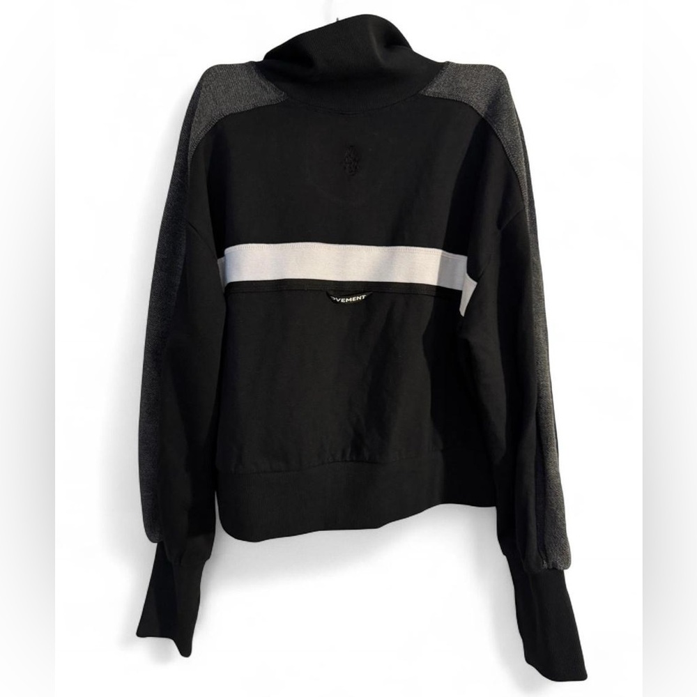 FP Movement Black High Jump Oversize Terry Zip-Up Track Jacket XS - Picture 7 of 16